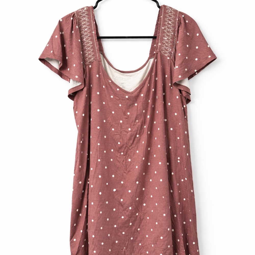 Torrid Light Burgundy Super Soft Knit Top Size 4
